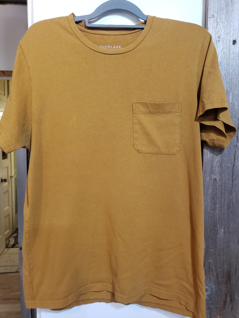 Everlane Women Large One Pocket Tshirt Heavy Quailty 100%cotton